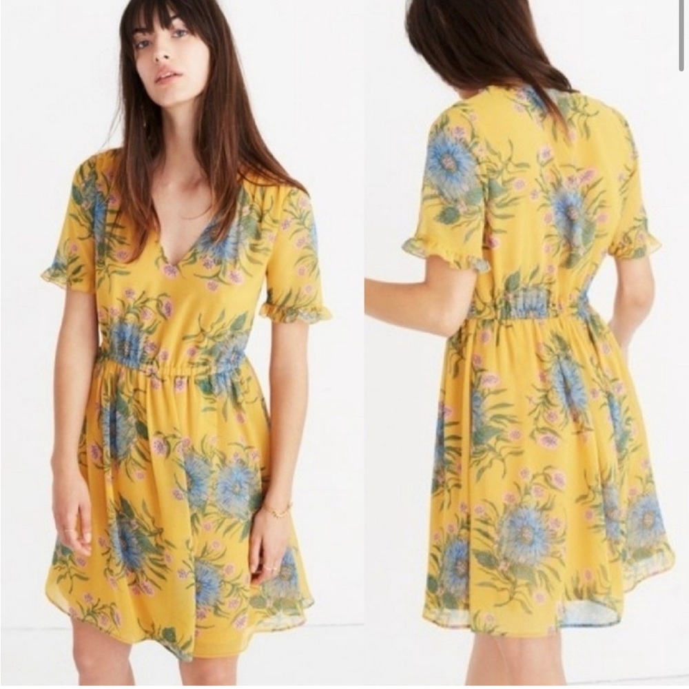 Madewell vneck dress size 6